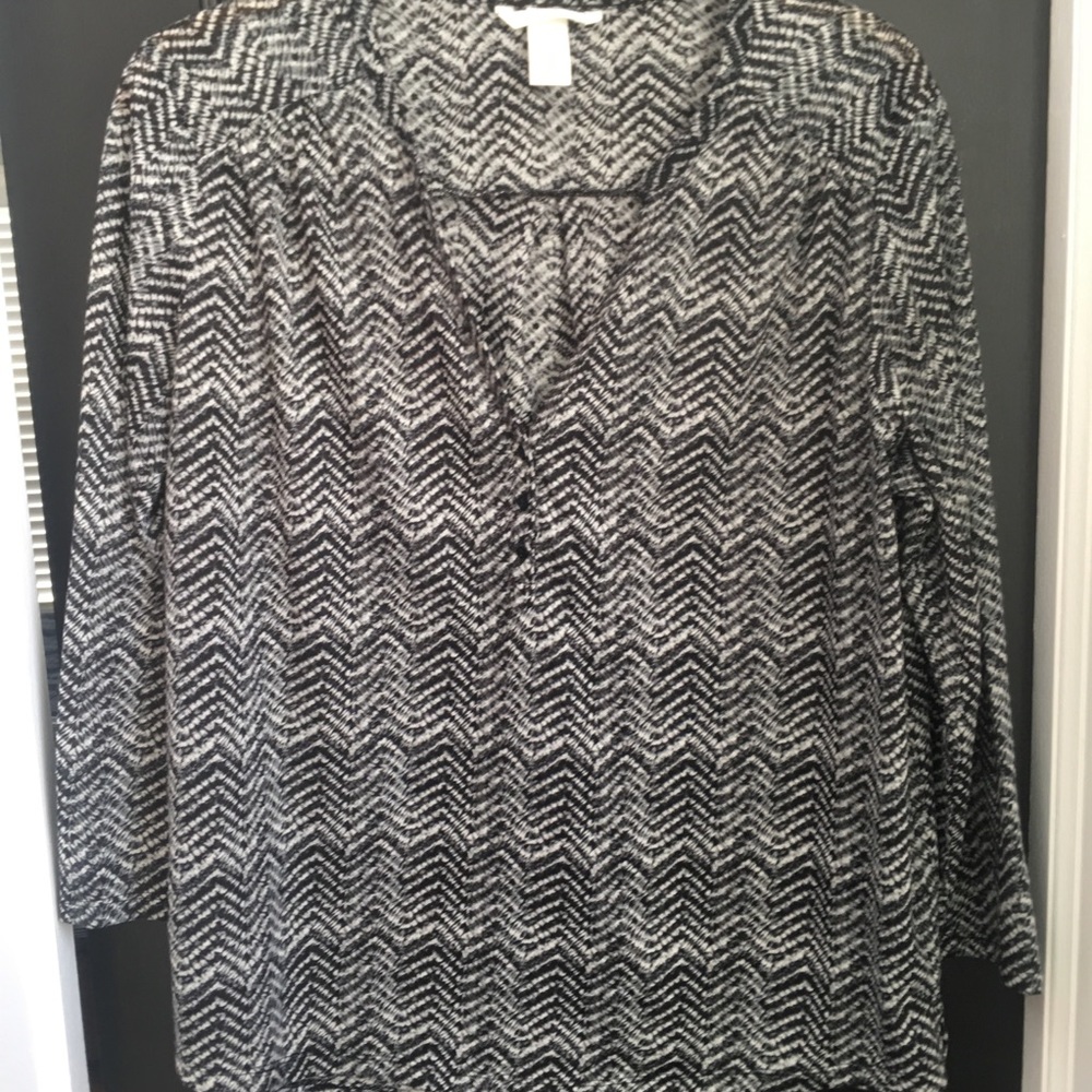 H&M printed blouse